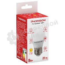 Лампа светодиодная Hiper THOMSON LED GLOBE 8W 640Lm E27 3000K TH-B2039