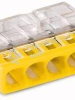 Клемма 5х(0.5-2.5мм) 5-х проводн. для распред. короб. (без п) WAGO 2273-205