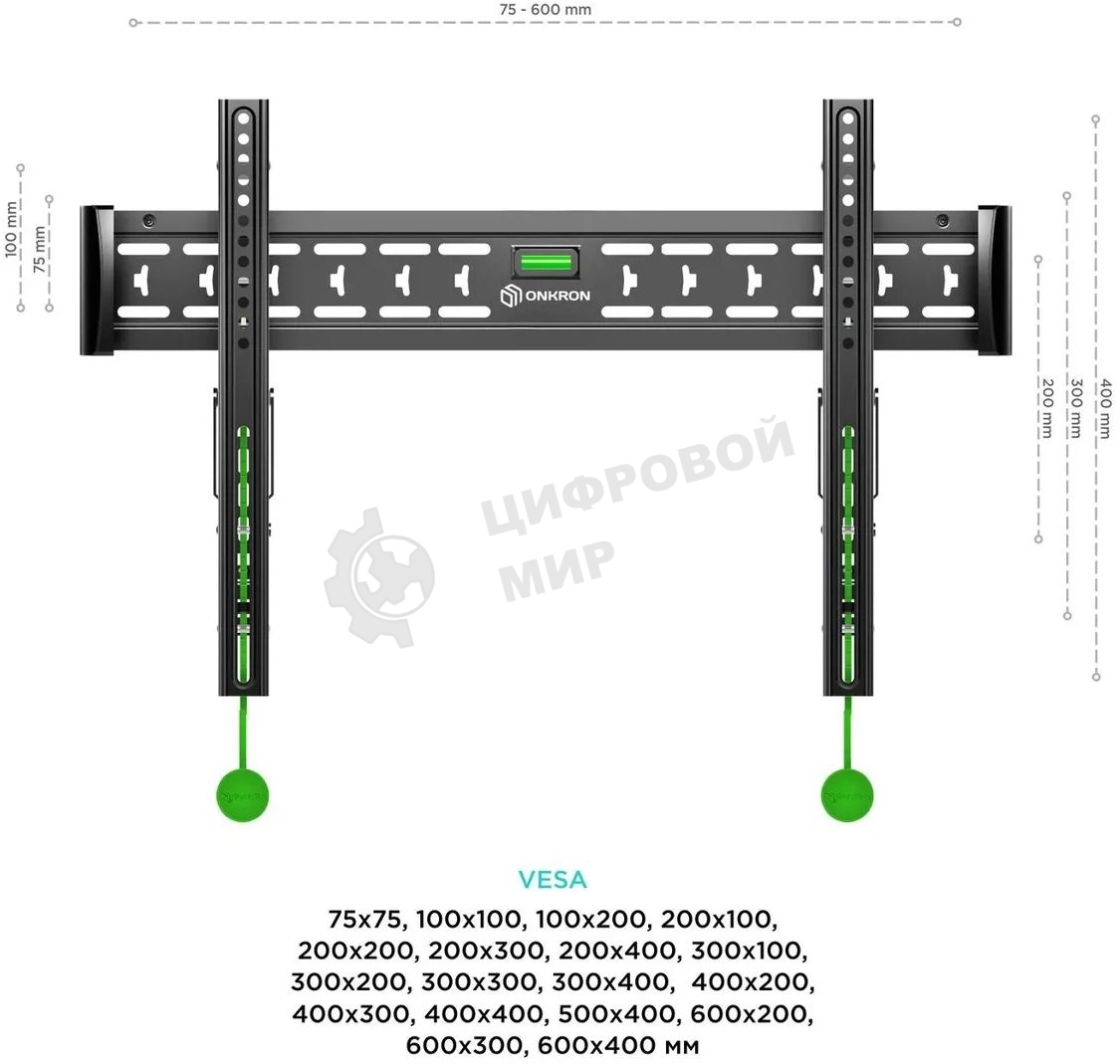 Кронштейн ONKRON TM6 для телевизора 43