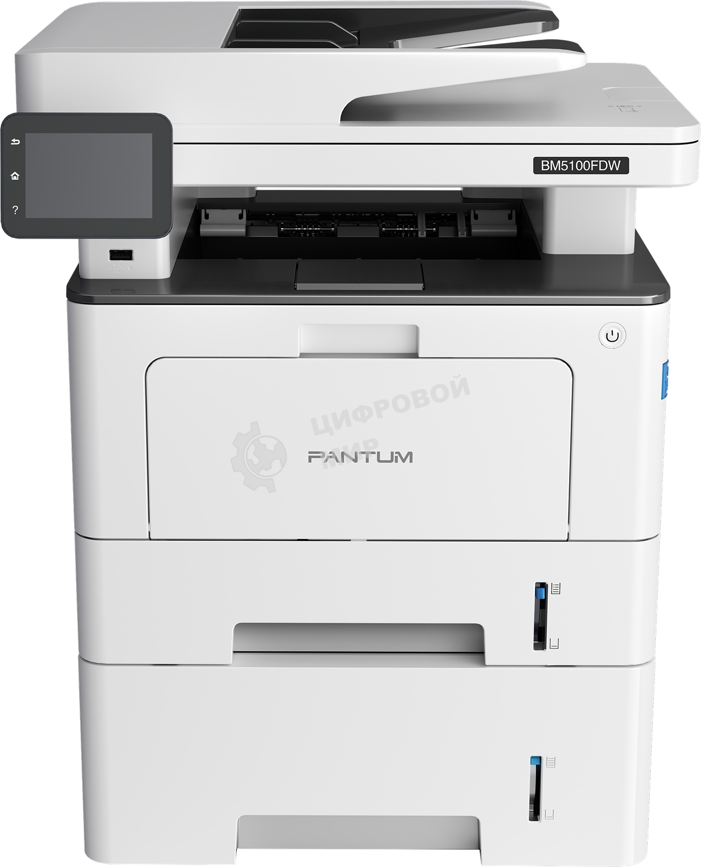 МФУ лазерное Pantum BM5100FDW, A4, ч/б, печ. до 40 стр/мин., скан. до 24 стр/мин., 1200 x 1200 dpi, USB, RJ-45, Wi-Fi