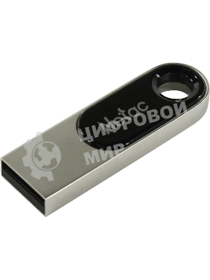 Флешка USB Netac U278 (NT03U278N-064G-20PN), 64Gb, USB 2.0, R/W 50/10, серебристый/черный