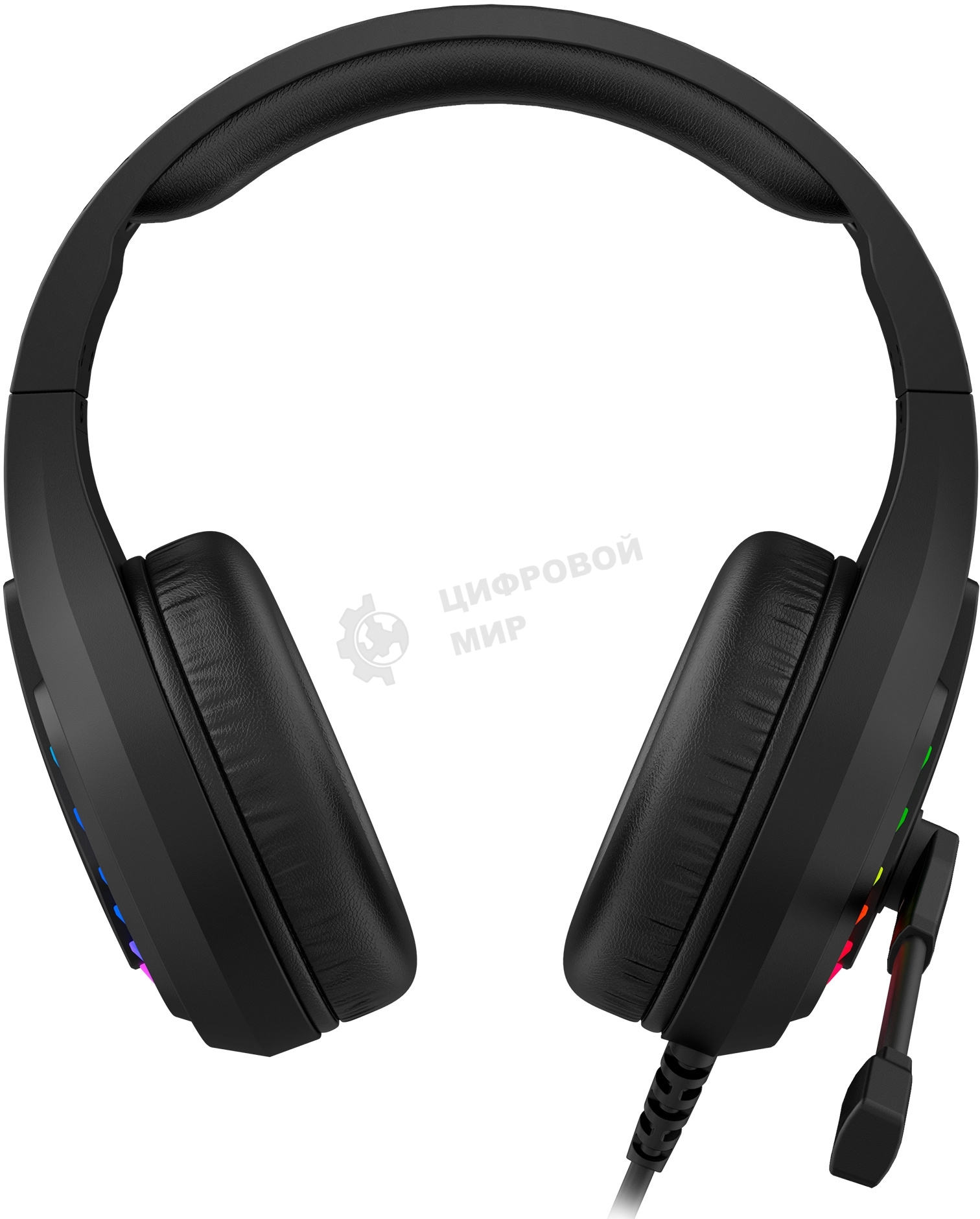 Гарнитура проводная с микрофоном A4Tech Bloody G230 черный 2м накладные USB оголовье (G230)