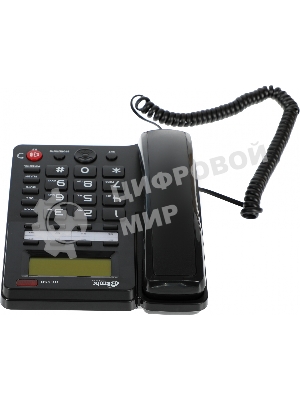 Телефон проводной Ritmix RT-550 черный