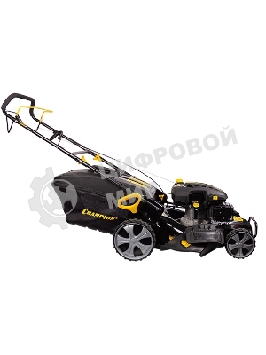 Газонокосилка Champion LM5345 Мощность двигателя 4,5/6 кВт/л.с, Вес без травосборника 39,6 кг, Самодвижущаяся, Ширина кошения 530 мм, Высота кошения 25-75 мм, Тип/объем травосборника мягкий/75 л, Мульчирование, Боковой выброс, Задний выброс, Регулировка высоты кошения/количество положений один рычаг/7, Объем двигателя 200 см3, Объем топливного бака 1,25 л, Максимальный расход топлива 360/1,1 г/кВт•ч/л/ч, Объем картера 0,6 л, Уровень вибрации на рукоятке 5,45 м/с2, Уровень мощности звука 96,3 дБ, Уровень звукового давления 81,3 дБ, Материал деки сталь.