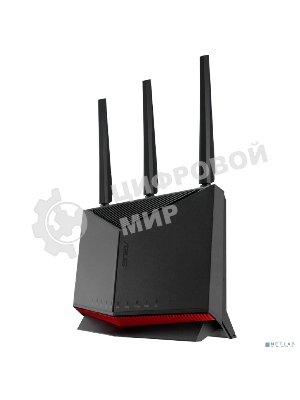 Маршрутизатор ASUS RT-BE86U, черный/красный, 90IG08W0-MO9A0V