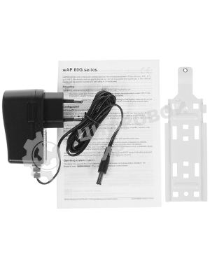 Точка доступа MikroTik RBwAPG-60ad-A wAP 60G AP with Phase array 60 degree 60GHz antenna, 802.11ad wireless, 716MHz CPU, 256MB RAM, lx Gigabit LAN, PO 