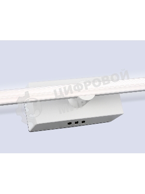 Настенный светодиодный светильник Ambrella light FL6121 WH белый 14W 3000K-6400K 610*45*80