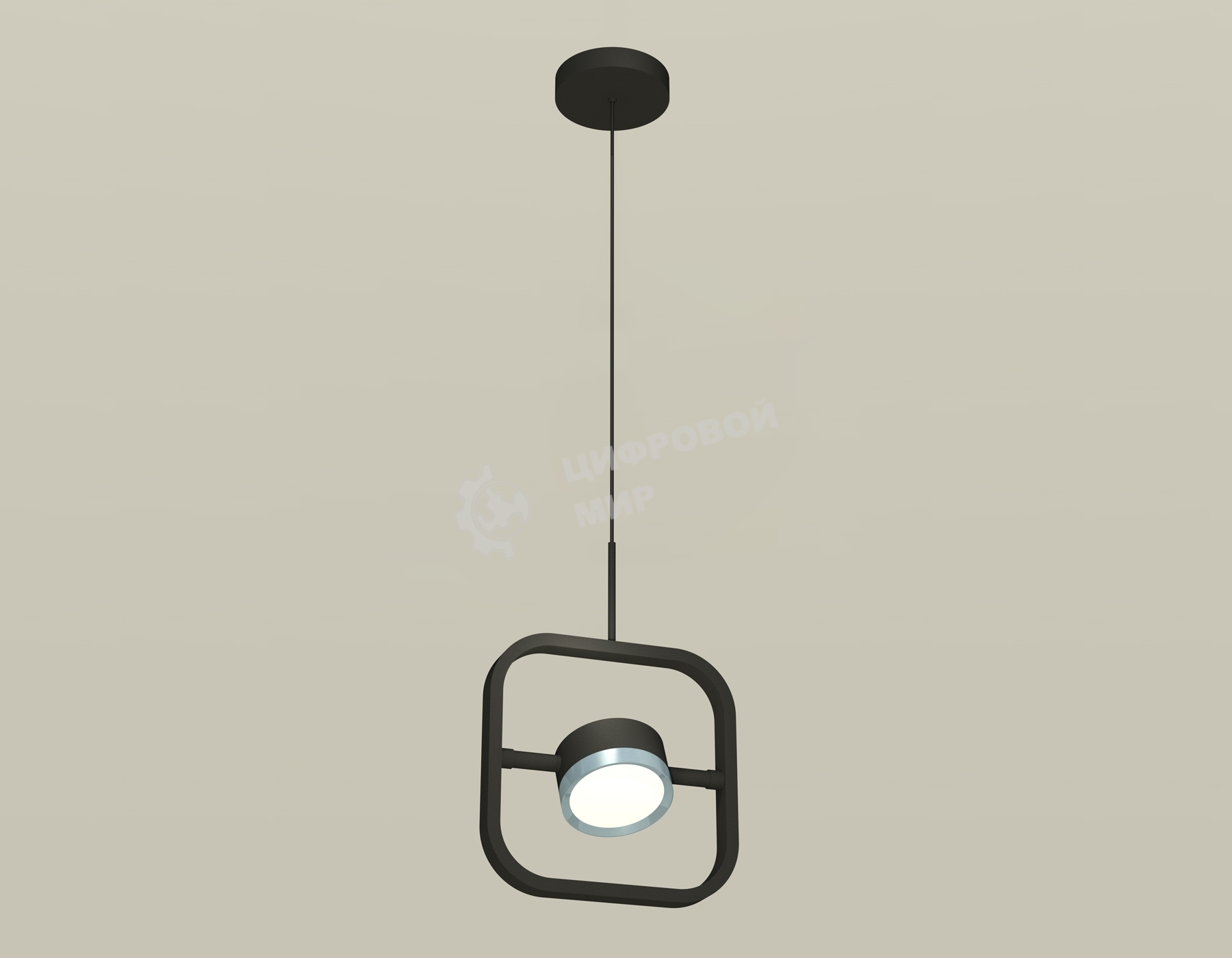 Светильник Ambrella light XB9119102 SBK/PPH черный песок/графит полированный GX53 (C9119, N8133)