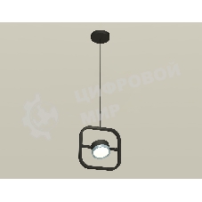 Светильник Ambrella light XB9119102 SBK/PPH черный песок/графит полированный GX53 (C9119, N8133)