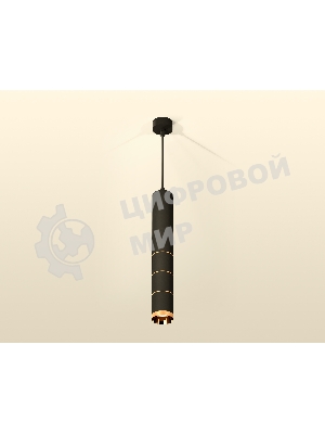 Светильник Ambrella Light XP6302050 SBK/PYG черный песок/золото желтое полированное MR16 GU5.3