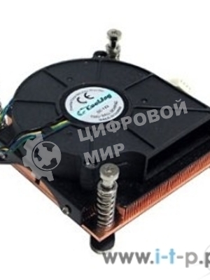 Опция к серверу Procase CA1156 Медный активный радиатор 1U под S1156 (fan 5000rpm)