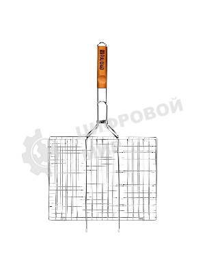 Решетка-гриль Camping Palisad 300х400 мм, хромир.