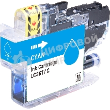 Картридж струйный Cactus CS-LC3617C голубой (14 мл) для Brother MFC-J2330DW/J2730DW/J3530DW/J3930DW