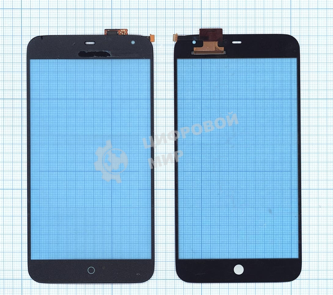 Сенсорное стекло (тачскрин) для Meizu MX3 черное