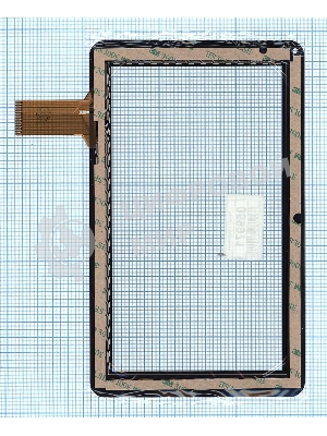 Сенсорное стекло (тачскрин) LH3039, черное