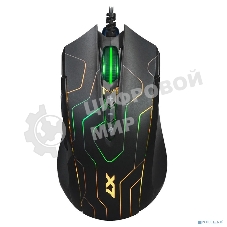 Мышь проводная A4Tech X89 Maze черный, 2400 dpi, USB, кнопки - 8