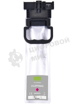Картридж струйный Cactus CS-EPT9443 (T9443) пурпурный пигментный (45 мл) для Epson WorkForce WF-C5290DW/WF-C5790DW