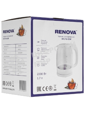 Чайник электрический Renova KT17G-03W