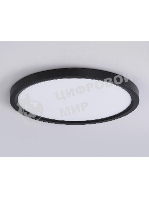 Светильник светодиодный ультратонкий Ambrella light FZ1908 BK черный IP54 35W 3000K-6500K CCT-переключатель D450*25 (Без ПДУ)