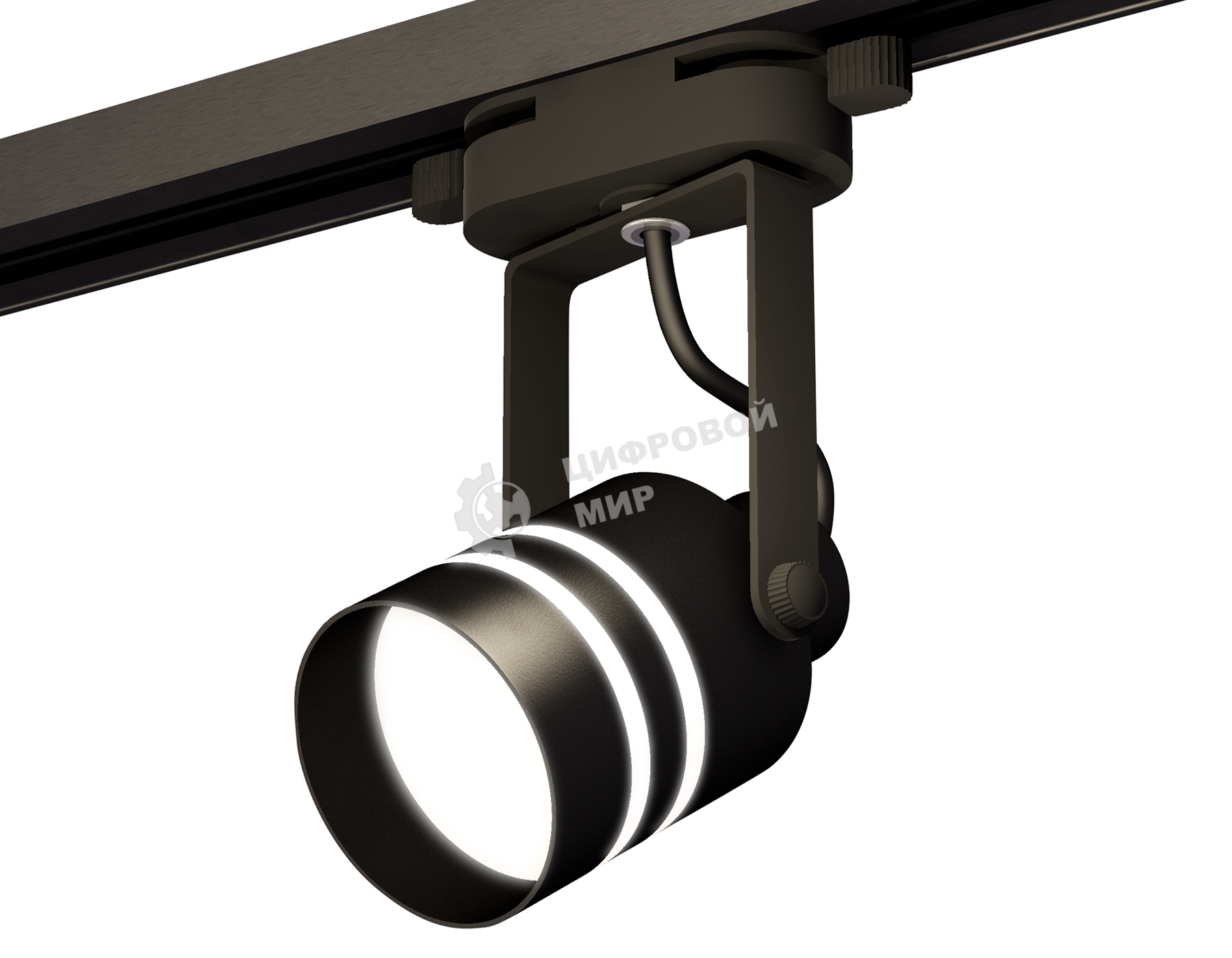 Светильник Ambrella light XT6602082 PBK/SBK/FR черный полированный/черный песок/белый матовый MR16 GU10 (C6602, N6236)