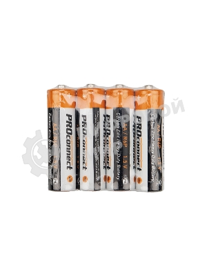 Солевая батарейка АА PROconnect (R6P)