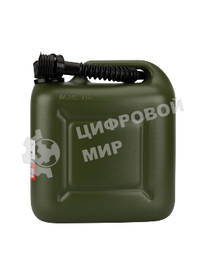 Канистра Rexant для ГСМ и технических жидкостей, вертикальная 10 л, пластиковая, усиленная