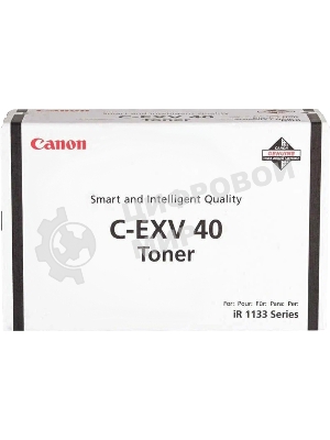 Картридж лазерный Canon C-EXV40 TONER BK EURC-EXV40 3480B006 черный (6000стр.) для Canon iR1133/1133A/1133iF