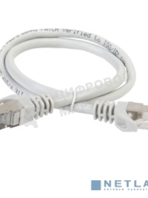 Коммутационный шнур ITK PC01-C5EF-1M5 (патч-корд), cat.5e FTP, 1,5м, серый