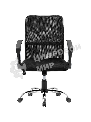 Кресло Defender RIVELLON черный, сетка, 110 кг, механизм качания