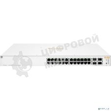 Коммутатор HPE JL684B Aruba Instant On 1930 24G Class4 PoE 4SFP/SFP+ 370W