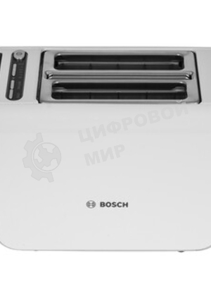 Тостер Bosch TAT8611N белый, 860 Вт, 2 слота