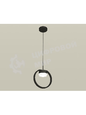 Светильник Ambrella light XB9102154 SBK/FR/CL черный песок/белый матовый/прозрачный GX53 (C9102, N8399)