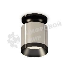 Светильник Ambrella Light XS7405022 PSL/PBK серебро полированное/черный полированный MR16 GU5.3 (N7926, C7405, N7031)