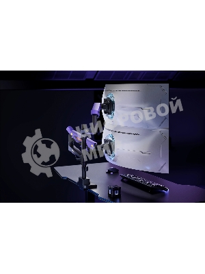 Кронштейн для мониторов Ultramounts UM742BP черный/фиолетовый 24