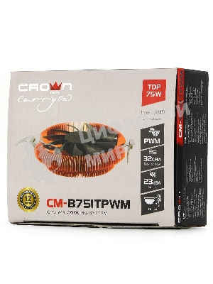 Кулер CROWN для процессора CM-B751TPWM