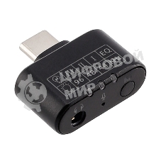 Разветвитель USB-C Hama 00135747 2порт. черный