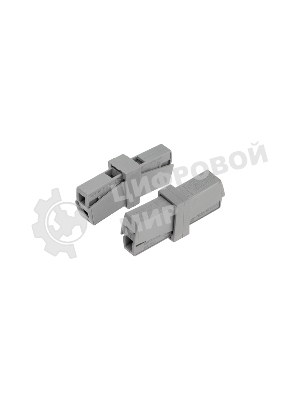 Строительно-монтажная клемма Rexant СМК 224 на 2 проводника пружинная (1,0-2,5)/(0,5-2,5) мм² (50 шт./уп.)