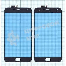 Сенсорное стекло (тачскрин) для Meizu MX4 Pro черное