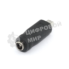 Переходник 5,5x2,1 мама на Mini USB папа 5 Pin