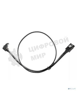 Кабель SATA M --SATA M 3.0V 7 pin угловой разъем Telecom 0.5m TUS705-0.5M