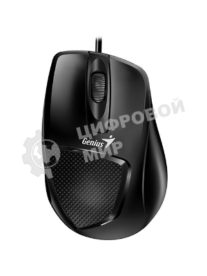 Мышь проводная Genius DX-150X черный, 1000 dpi, USB, кнопки - 3