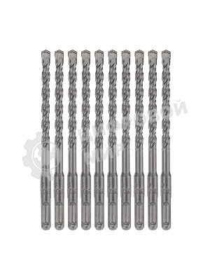 Бур по бетону Kranz 10x210x150 мм SDS PLUS (10 шт)