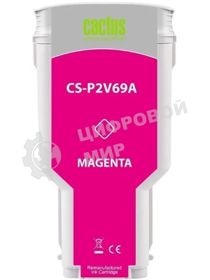 Картридж струйный Cactus CS-P2V69A №730 пурпурный (300мл) для HP Designjet T1600/1700/2600