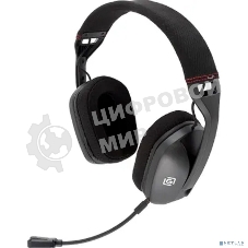Наушники с микрофоном Оклик HS-L750G черный 1.5м накладные оголовье