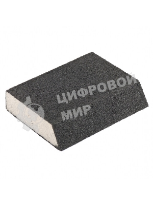 Губка для шлифования Matrix, 120 х 90 х 25 мм, трапеция, мягкая, P 100