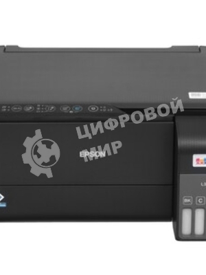 МФУ струйное Epson L3550 (C11CK59405), A4, цветной, печ. до 15 стр/мин. (ч/б) до 8 стр/мин. (цвет), скан. до 11 стр/мин. (ч/б) 28 стр/мин. (цвет), 4800 x 1200 dpi (печать) 1200x2400dpi (скан.), USB, Wi-Fi, Air Print