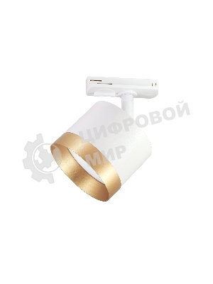 Трековый однофазный светильник Ambrella light GL5361 WH/GD белый/золото GX53 max 12W