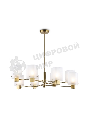 Люстра Ambrella light LH57033/8 BS/SM латунь/дымчатый E14/8 max 40W D830*710