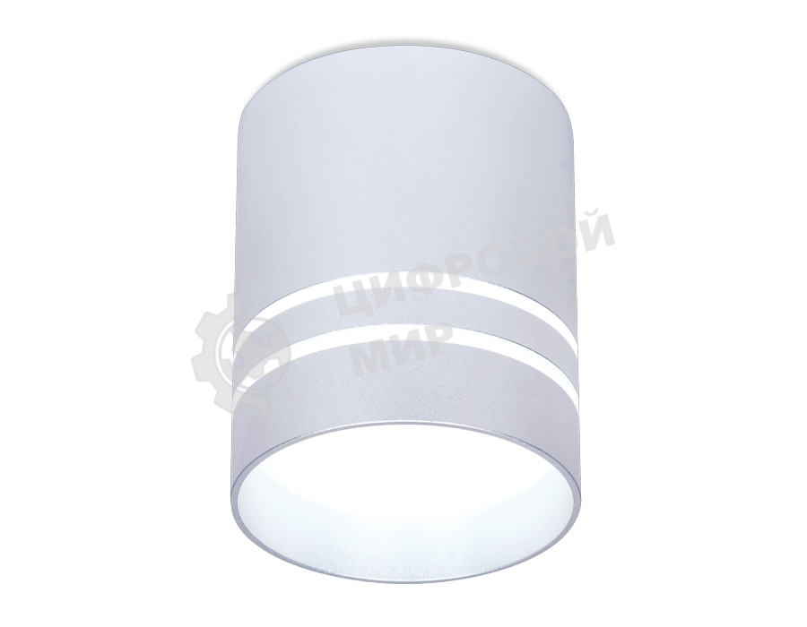 Светильник Ambrella light TN241 SL/S серебро/песок LED 4200K 12W D80*100