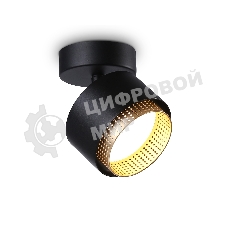 Светильник Ambrella light TN71282 BK/GD черный/золото GX53 max 12W D95*137